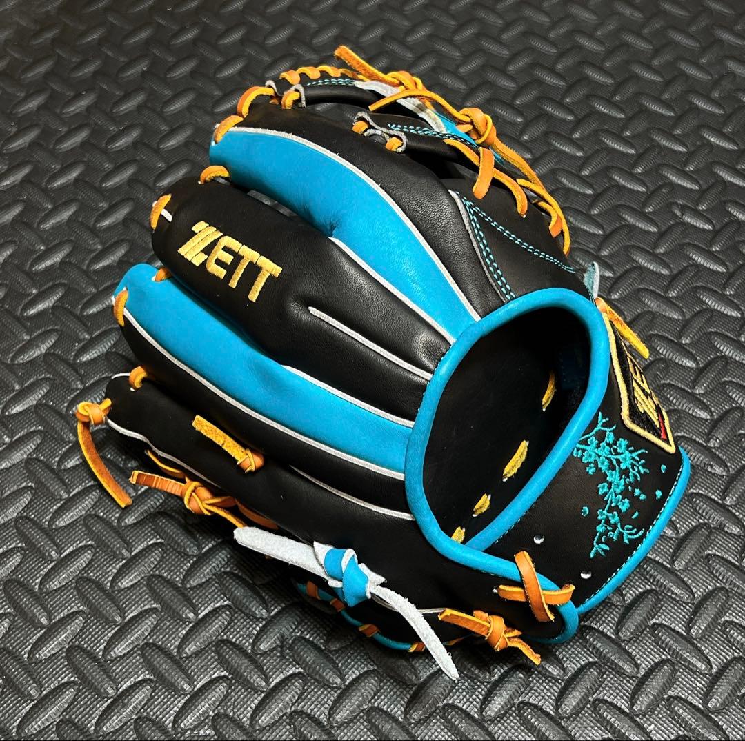 ZETT 数量限定品 プロステイタス 軟式 内野手用 グローブ 今宮健太