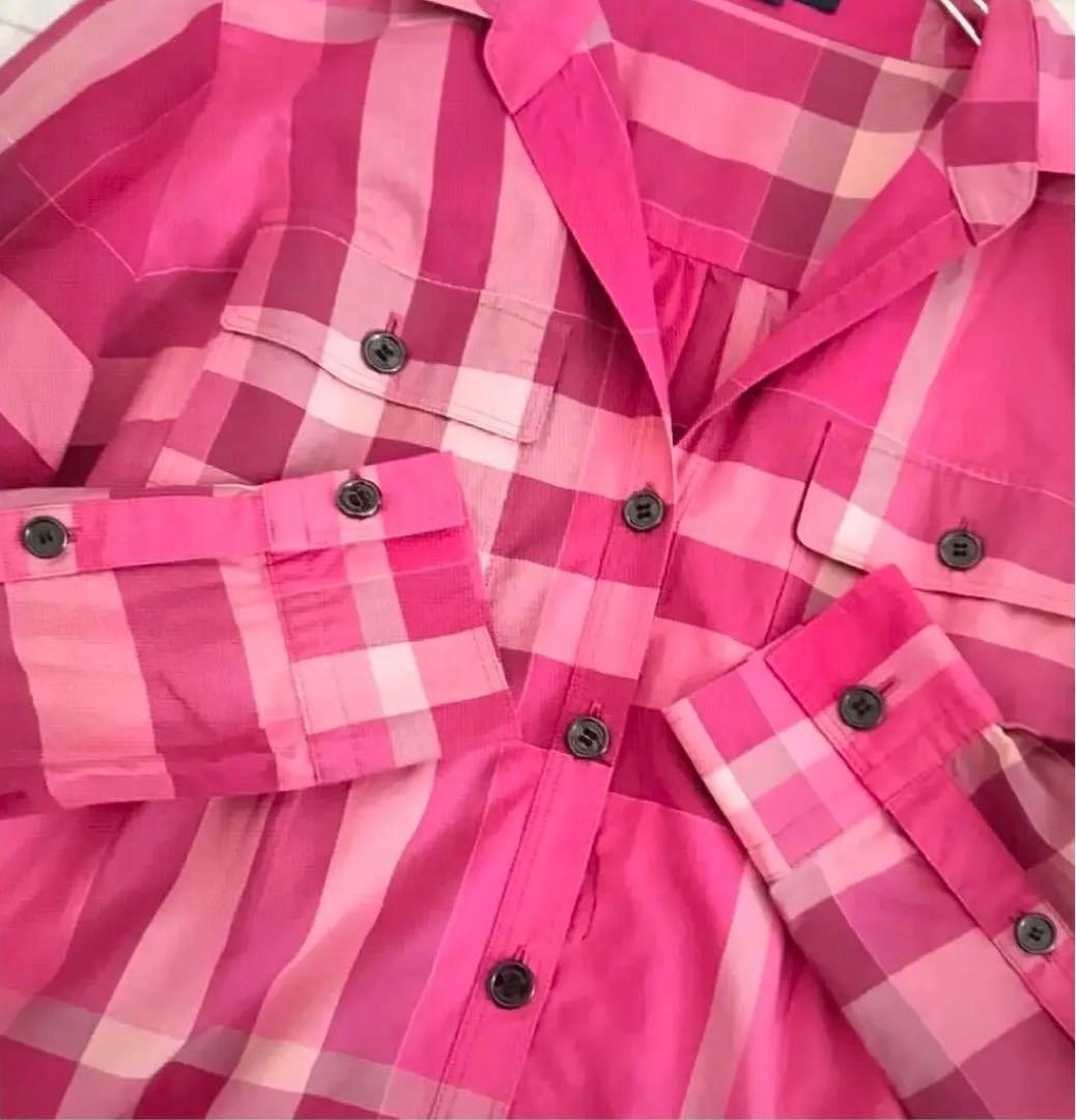 バーバリーロンドン　BURBERRY London 長袖シャツ　メガチェック　M