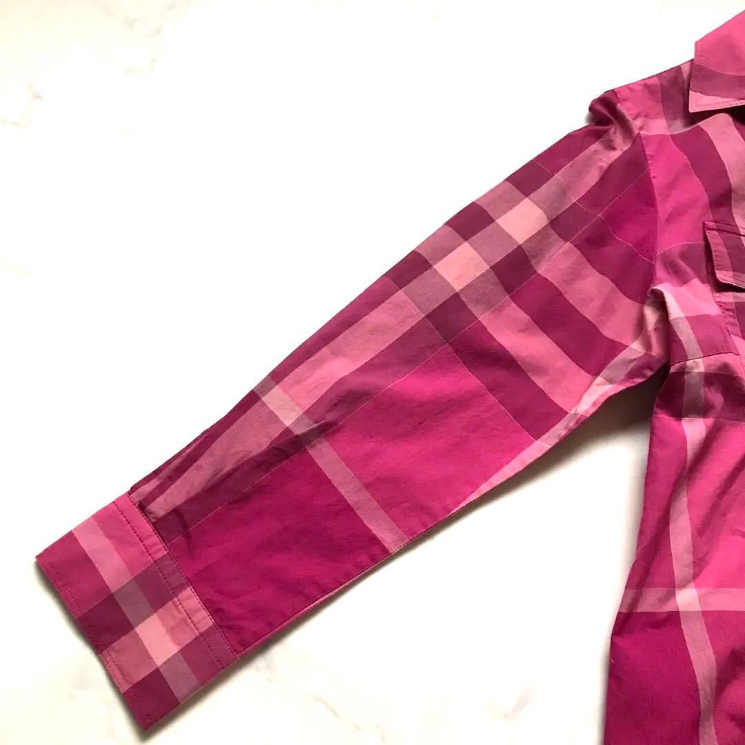 バーバリーロンドン　BURBERRY London 長袖シャツ　メガチェック　M