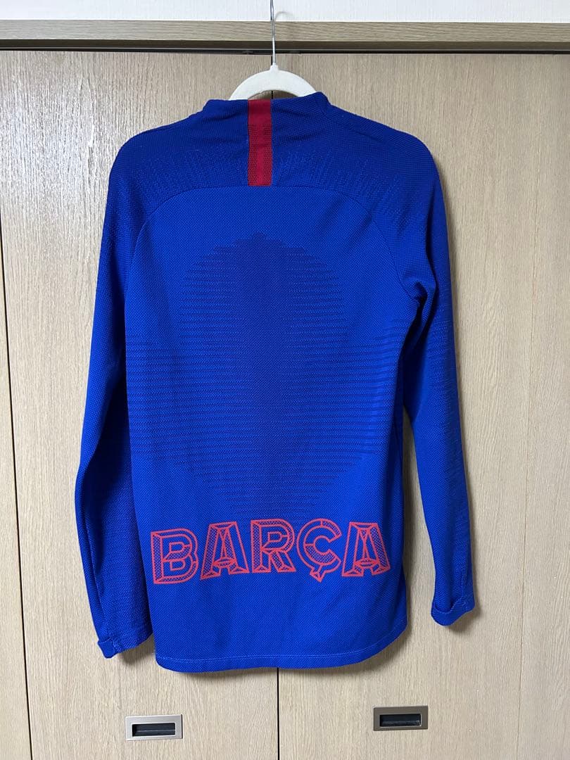NIKE FCバルセロナ ヴェイパーニット ドリルトップ ブルー S