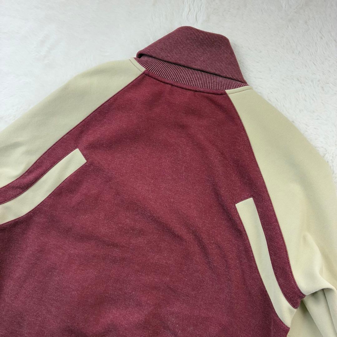 希少 90s puma プーマ トラックジャケット バーガンディ　ヴィンテージ