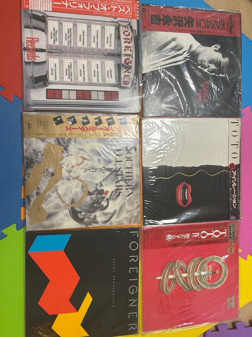 Dizzy Gillespie, Foreigner, Totoなどのレコード