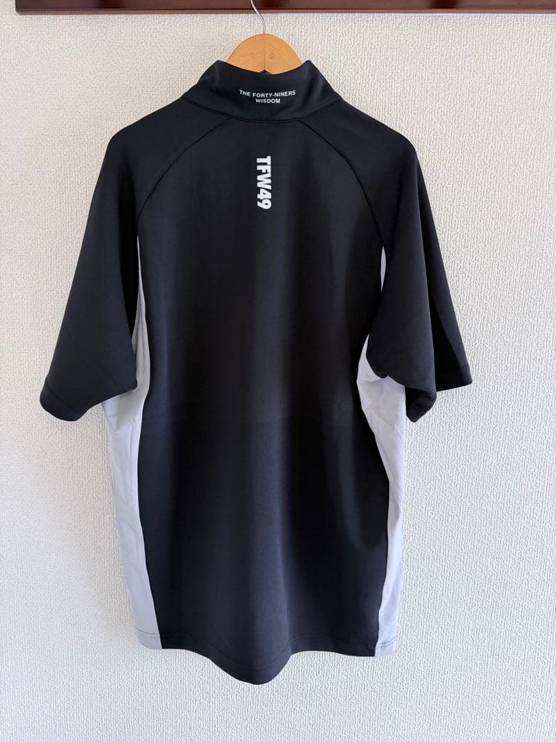 TFW49 HALF ZIP S/S MOCK NECK サイズM