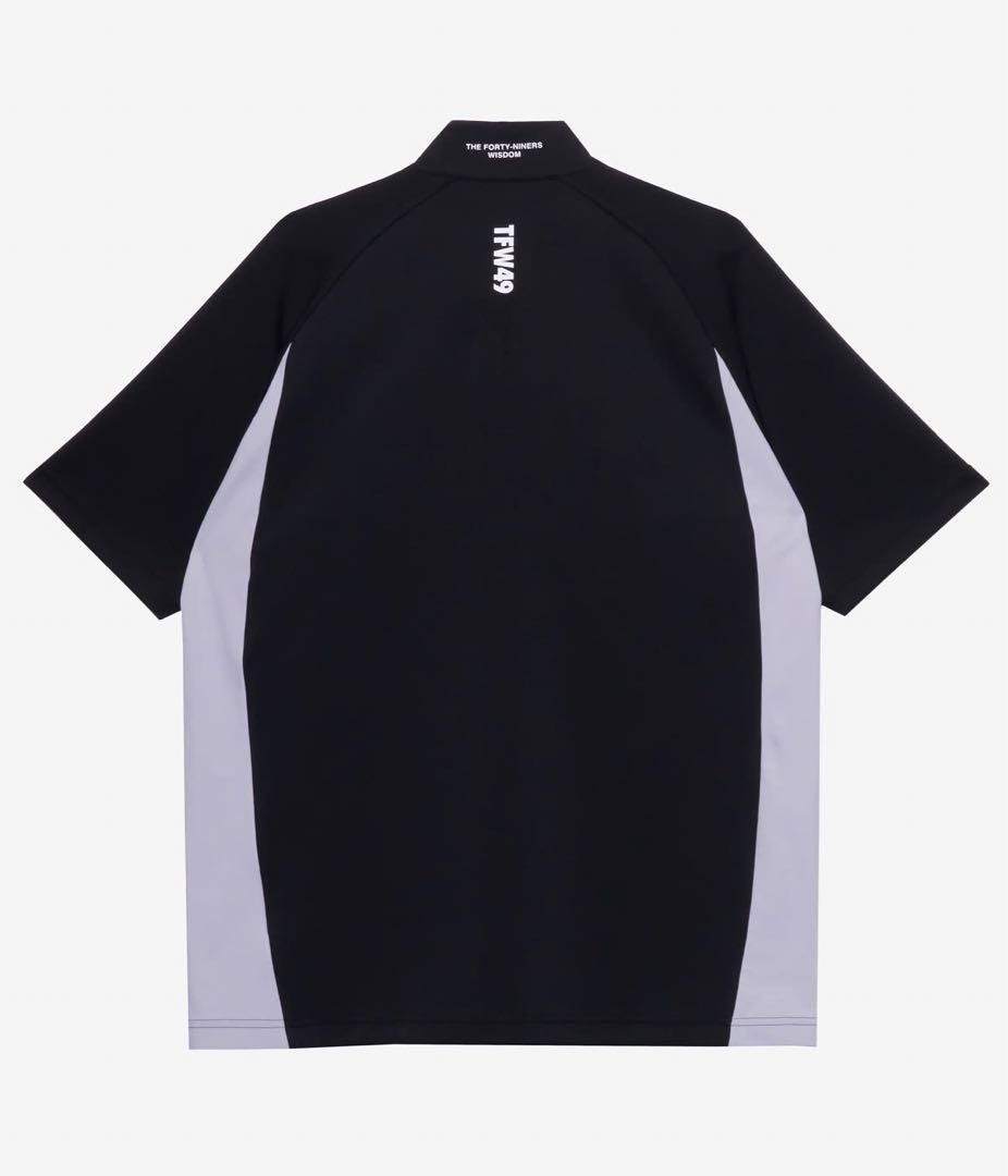 TFW49 HALF ZIP S/S MOCK NECK サイズM