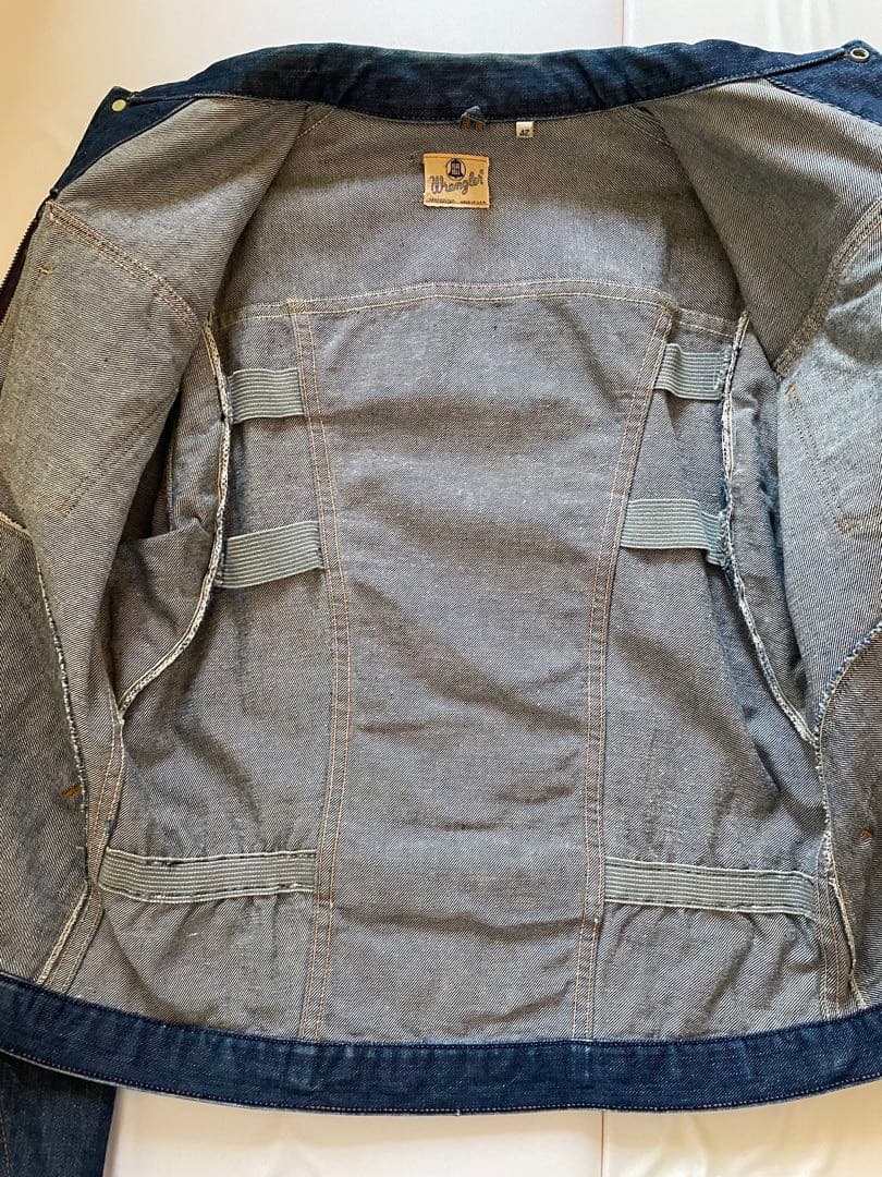 極上 60s Wrangler 24MJZ 縦ベル デニムジャケット 42 希少