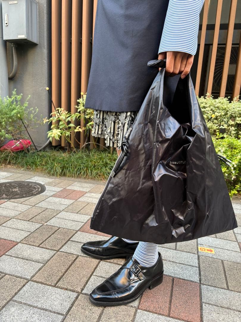 バッグ beautiful people trash bag in alminium