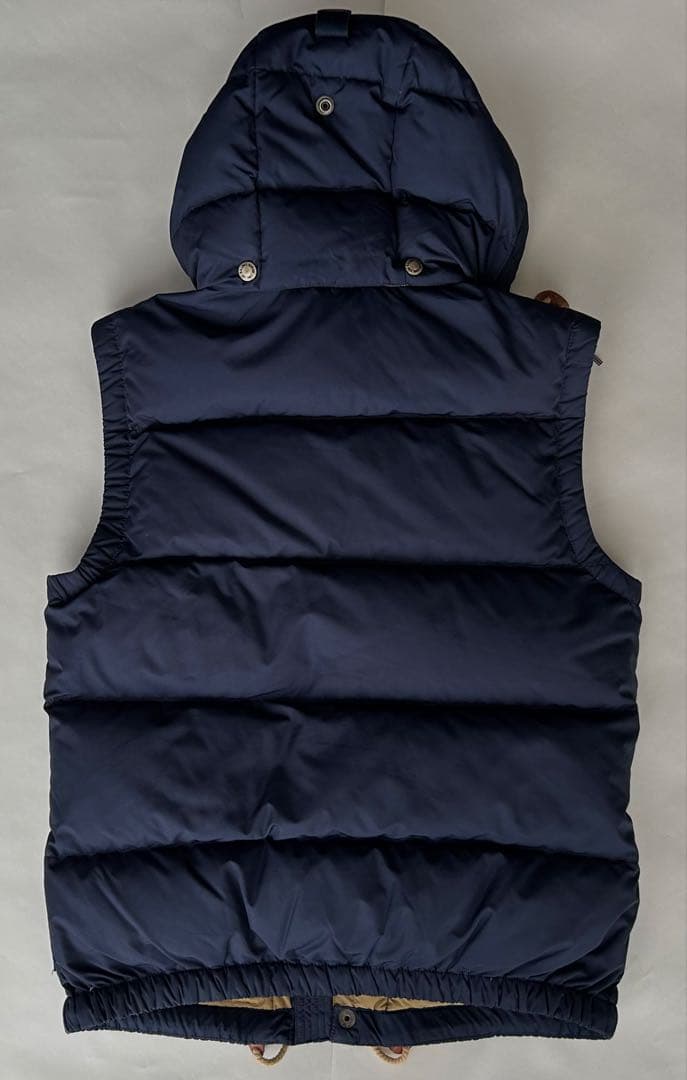 Polo Ralph Laurenフード付きダウンベスト ネイビー　XS 美品