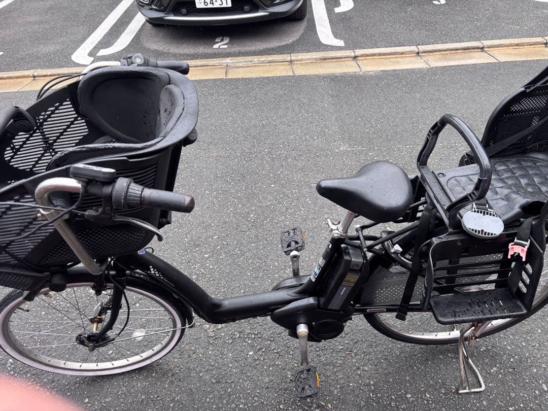 BRIDGESTONE電動アシスト自転車 チャイルドシート付き ブラック