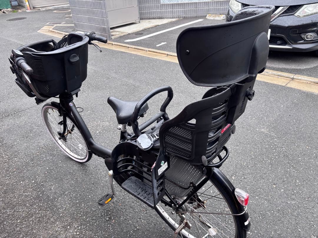 BRIDGESTONE電動アシスト自転車 チャイルドシート付き ブラック