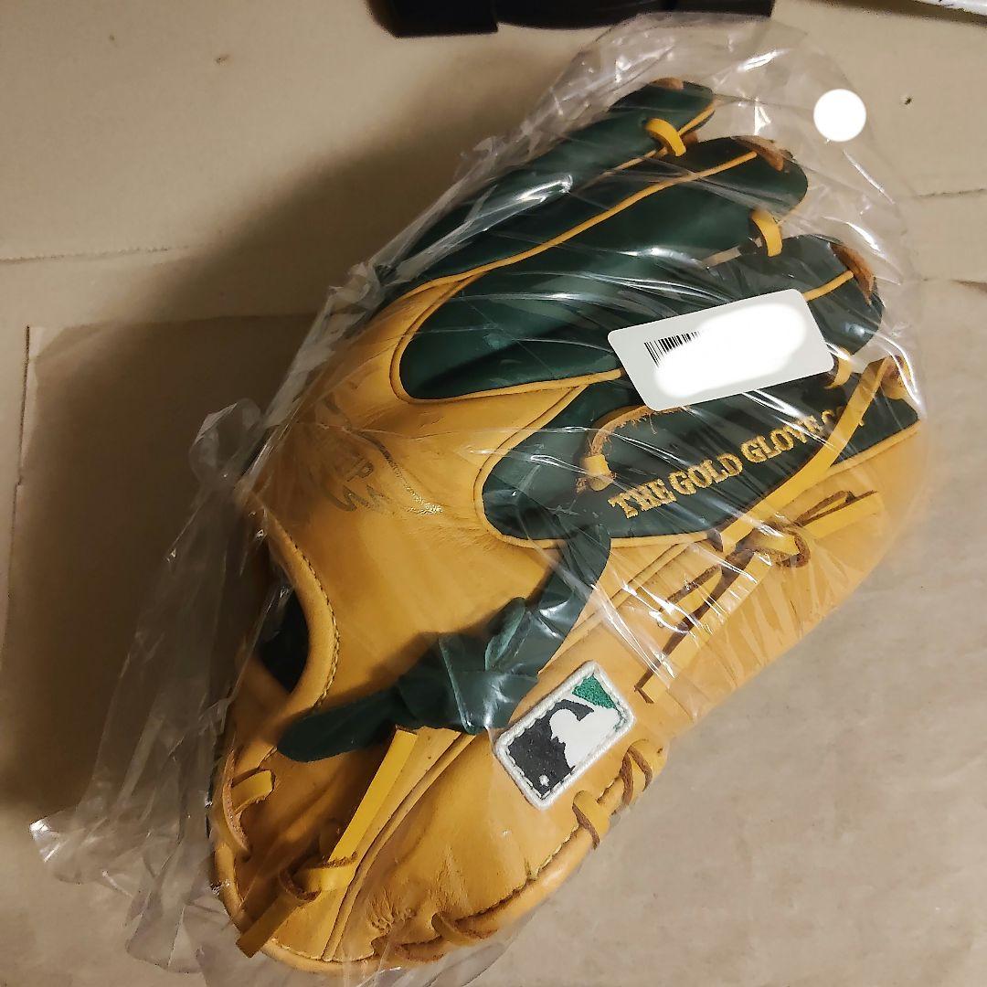 軟式用 グローブ Rawlings 左投げ　GR5HTMN55W　ボール付き