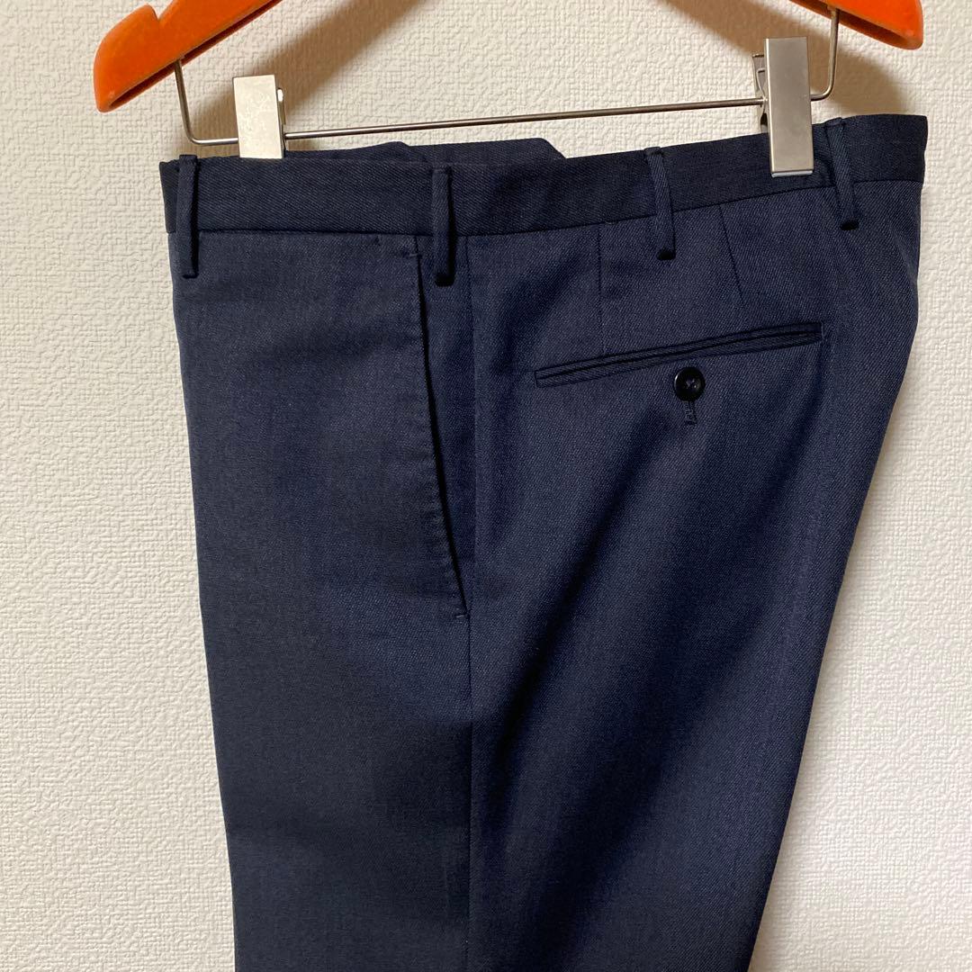 INCOTEX インコテックス　チャコールグレー　 スラックス