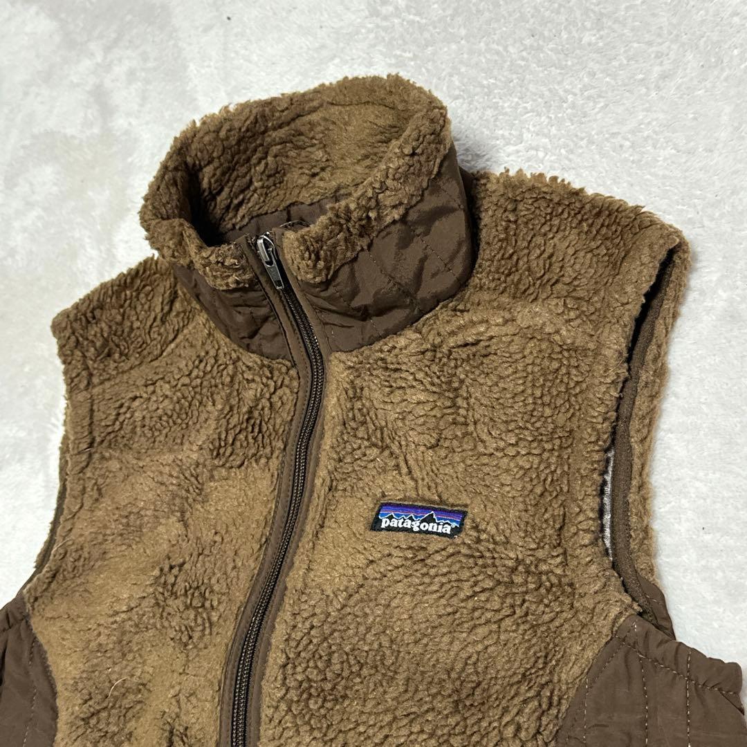 パタゴニア　ボアベスト　patagonia ブラウン　Mサイズ
