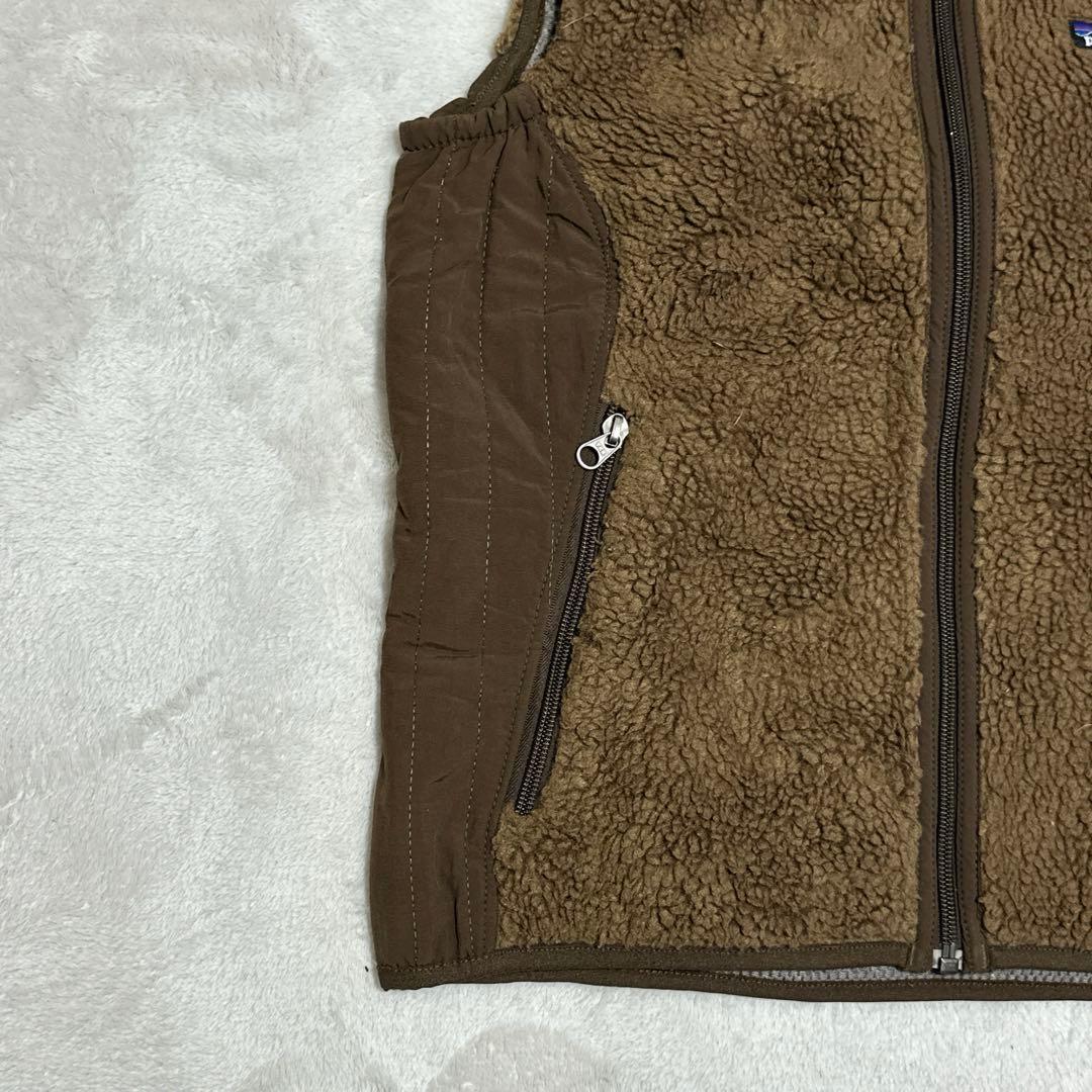 パタゴニア　ボアベスト　patagonia ブラウン　Mサイズ