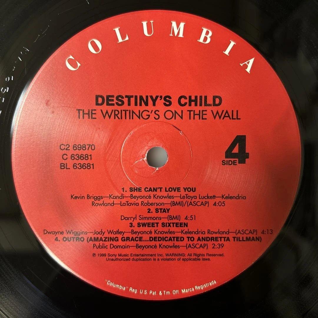 ⭐︎激レア盤⭐︎Destiny's Child / The Writing's on