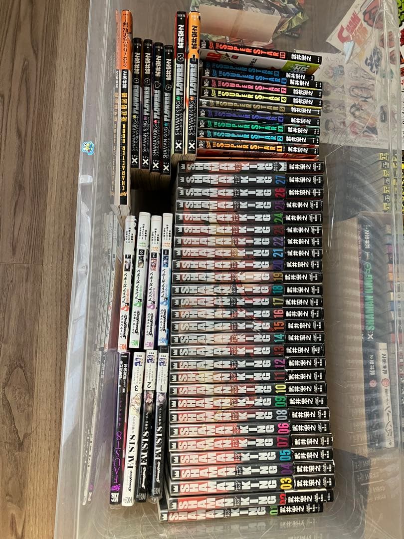 シャーマンキング 他関連漫画全巻セット ラストワーヅ チラシ　シール付き
