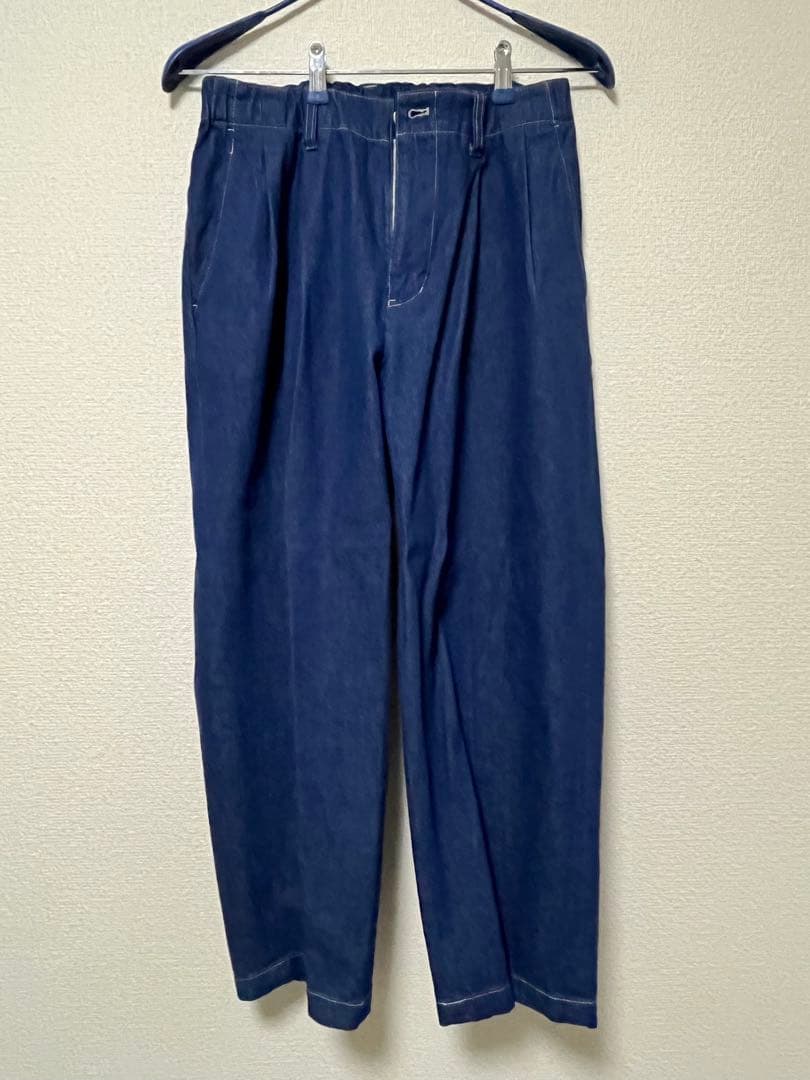 【完売品】HEAVY OZ WIDE DENIM SET-UP インディゴブルー