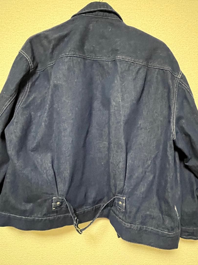 【完売品】HEAVY OZ WIDE DENIM SET-UP インディゴブルー