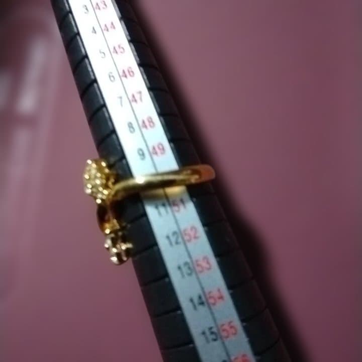 おけい　k18 ダイヤモンド　リング