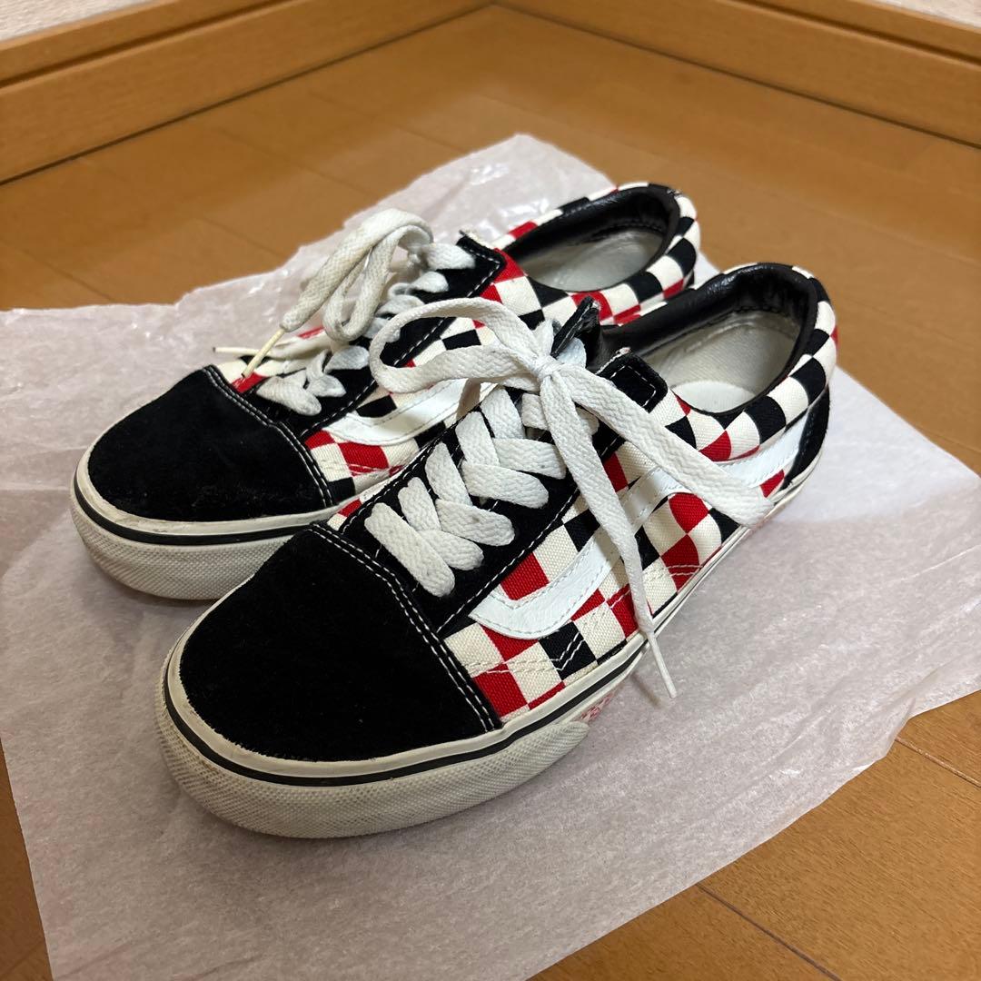 vans サイドテープ チェッカー oldschool オールドスクール