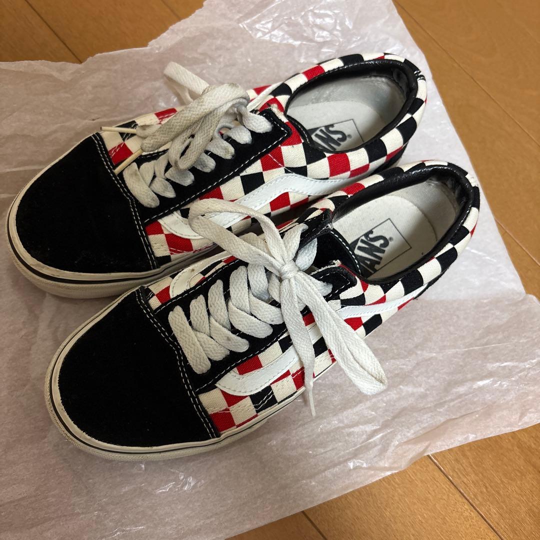 vans サイドテープ チェッカー oldschool オールドスクール