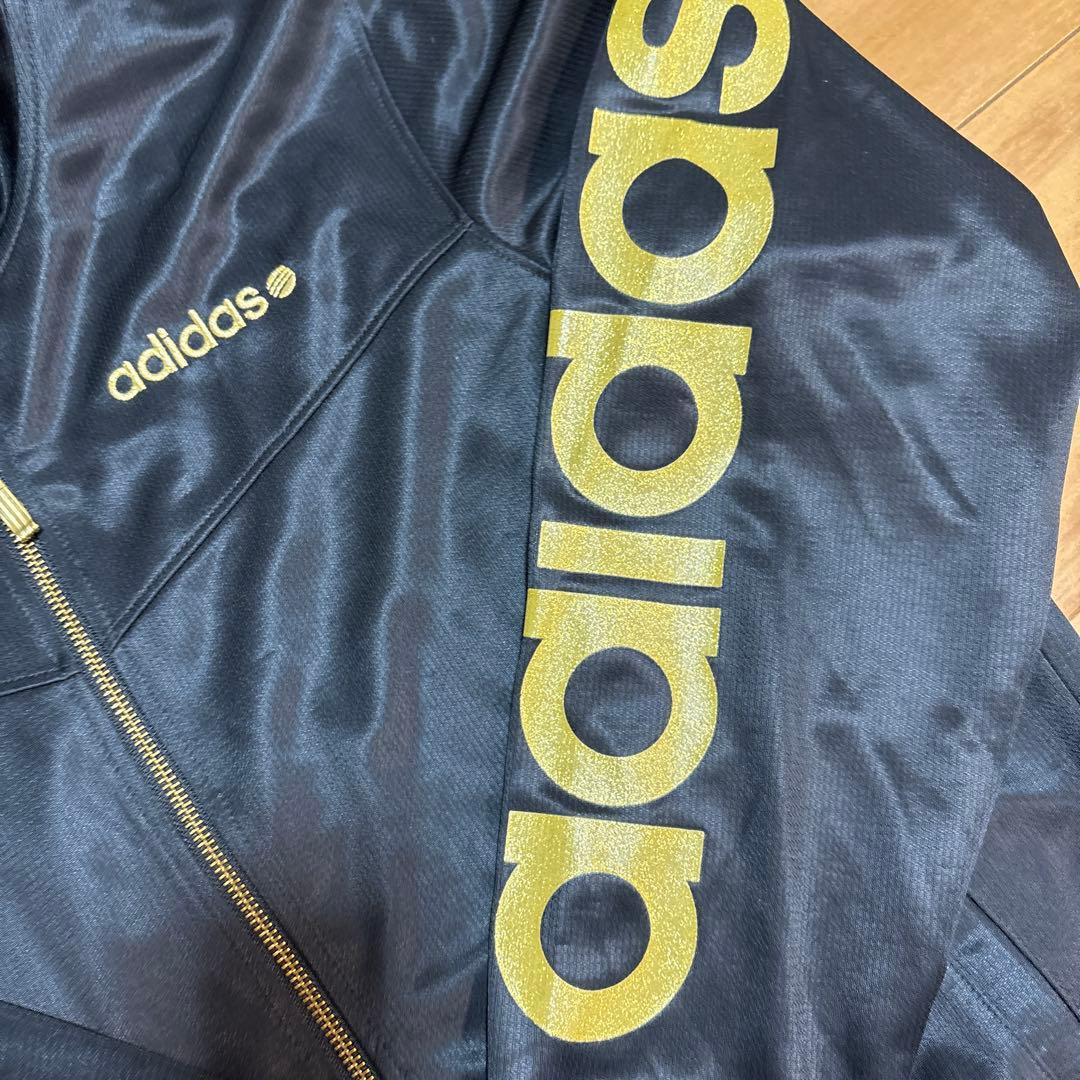 adidas NEO ジャージ上下セット 黒/金