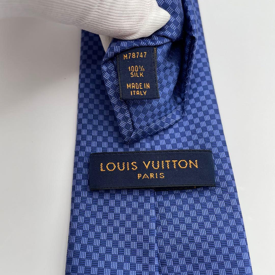 ✨未使用級✨LOUIS VUITTON ネクタイ 現行モデル マイクロダミエLV