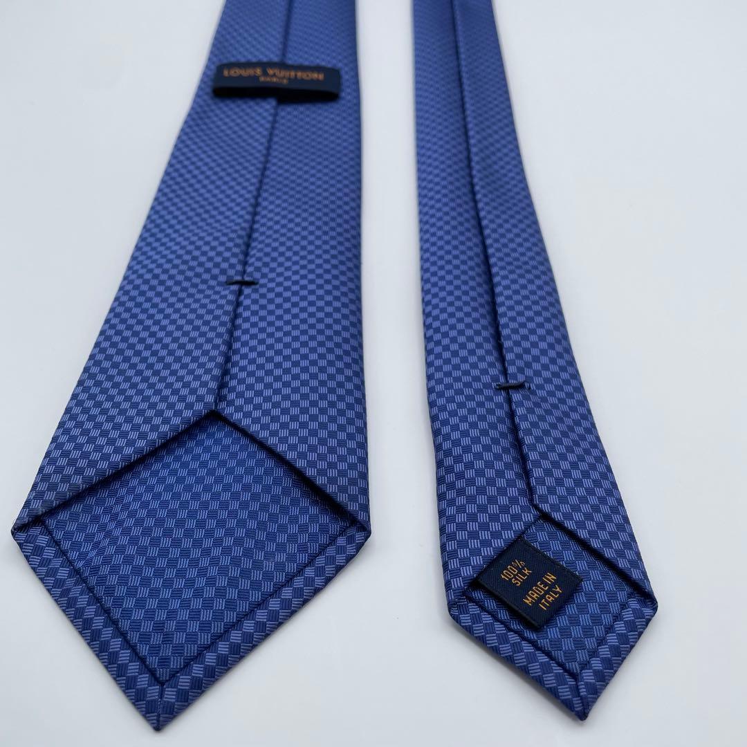 ✨未使用級✨LOUIS VUITTON ネクタイ 現行モデル マイクロダミエLV