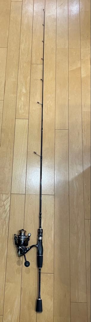 釣りセット2ピースロッド（168㌢）&1000番リール・ダイワ月下美人ワーム他付
