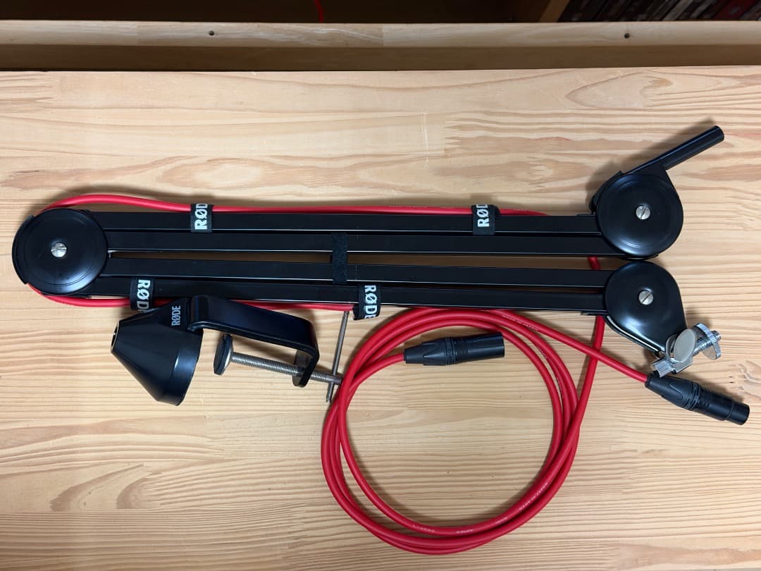 RODE PSA1 ＋ Canare L-4E6S XLRケーブル 3mレッド
