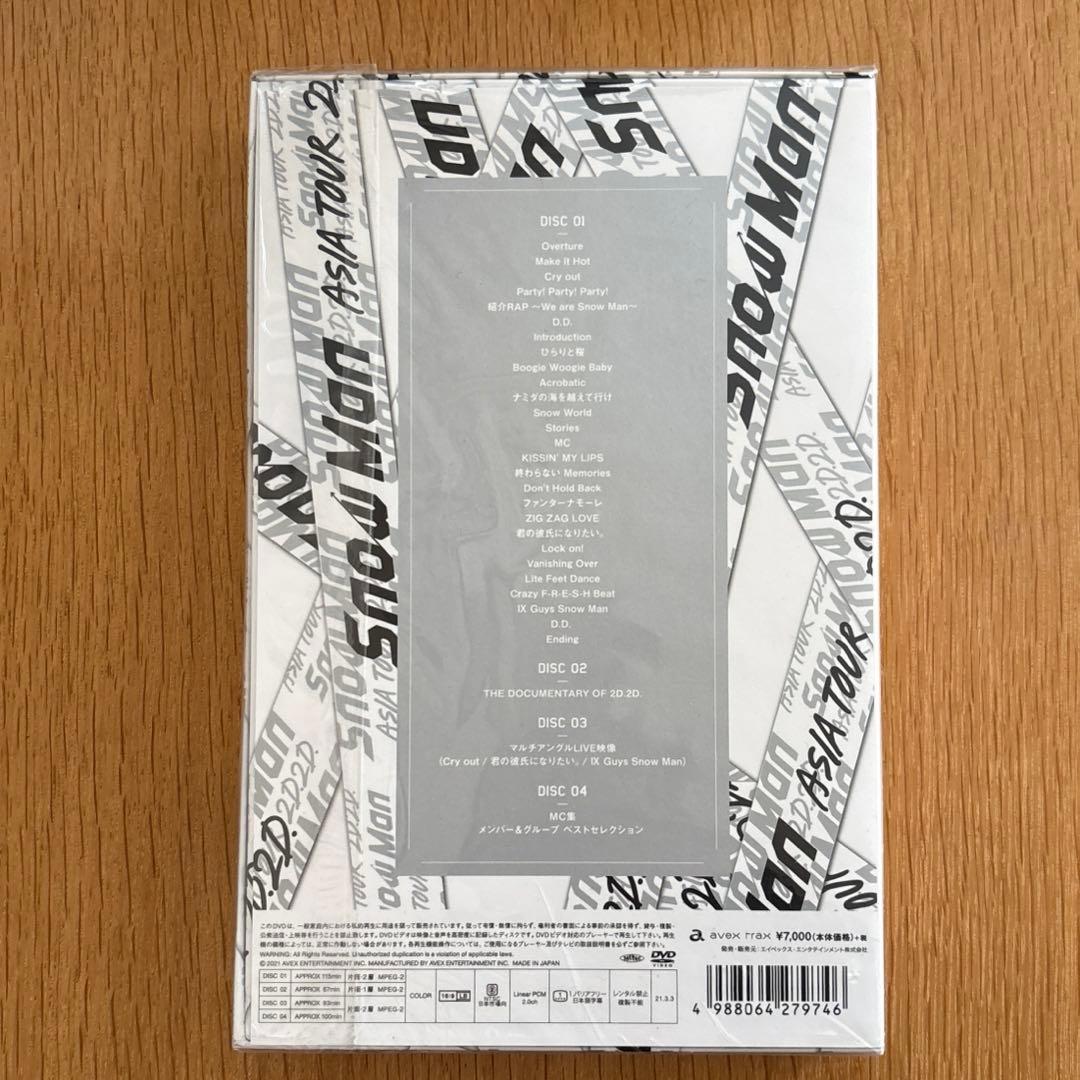 【未再生】 Man ASIA TOUR 2D.2D. DVD 初回盤