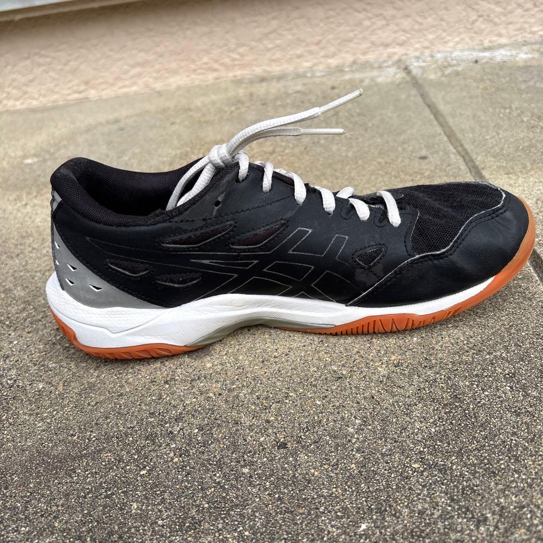 ASICS バレーボールシューズ ブラック/ホワイト/25インチ