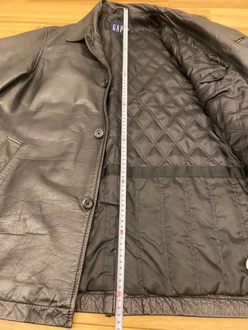 OLD GAP　オールドギャップ レザー カーコート M 黒