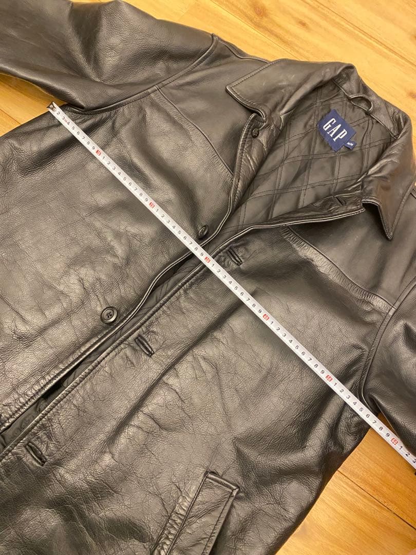 OLD GAP　オールドギャップ レザー カーコート M 黒