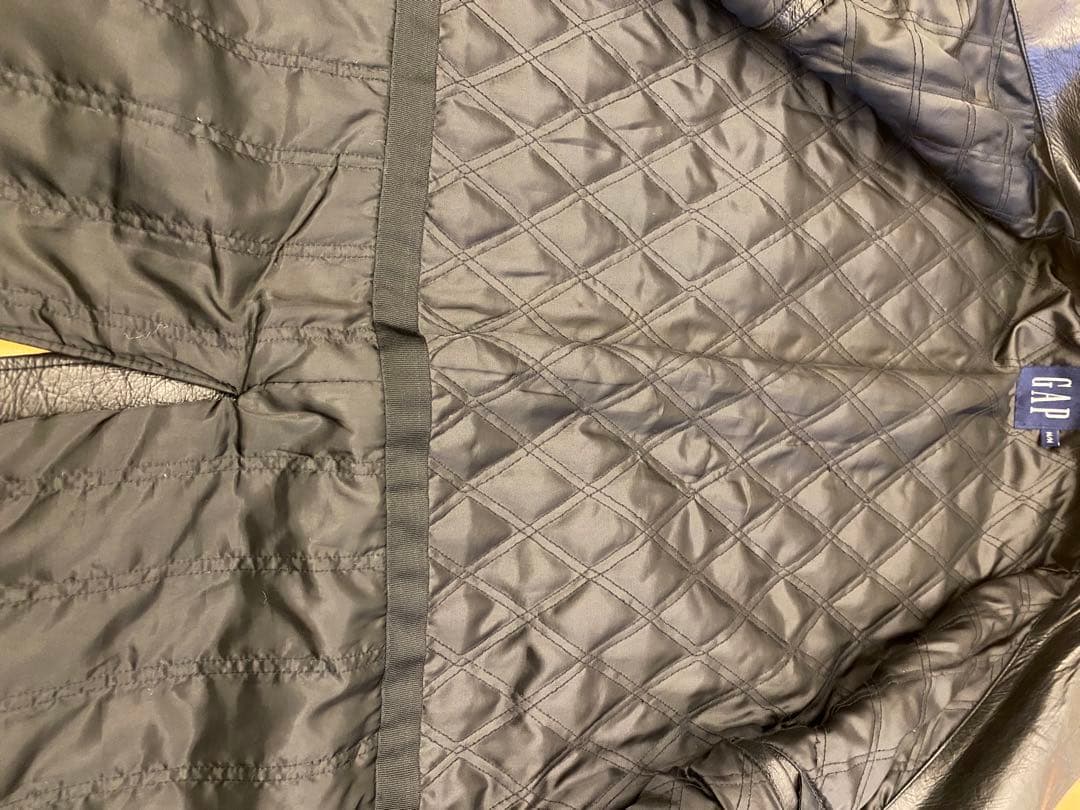 OLD GAP　オールドギャップ レザー カーコート M 黒
