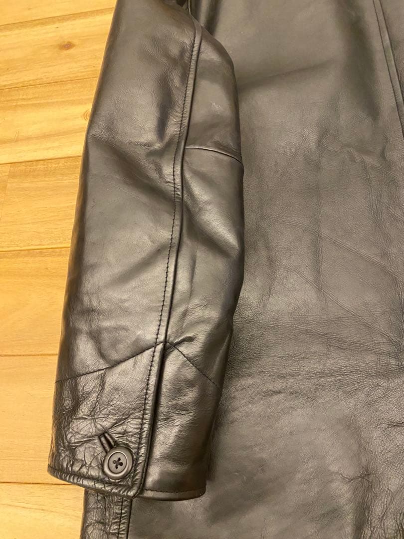 OLD GAP　オールドギャップ レザー カーコート M 黒