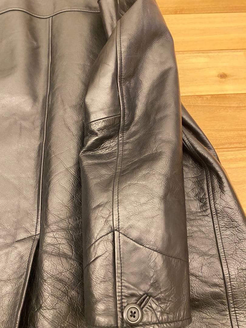 OLD GAP　オールドギャップ レザー カーコート M 黒