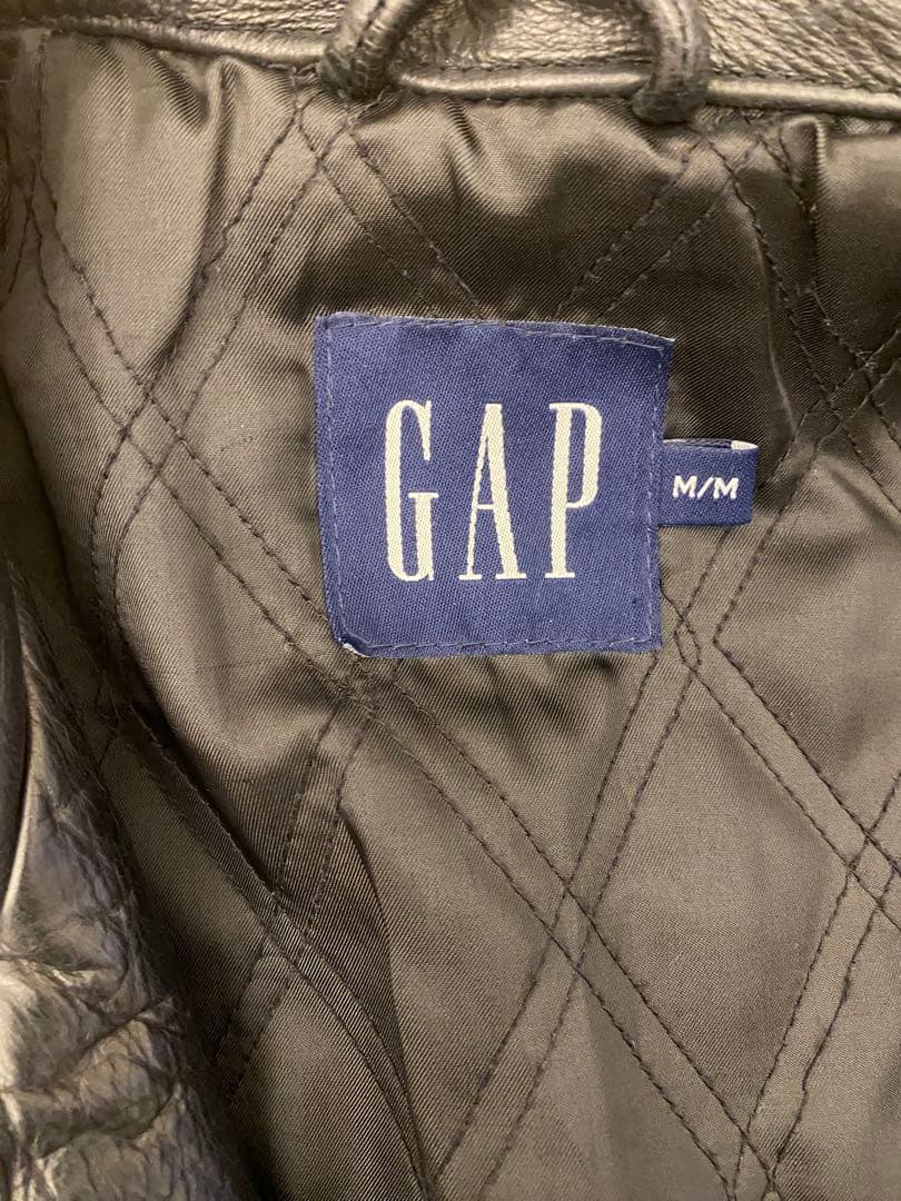 OLD GAP　オールドギャップ レザー カーコート M 黒