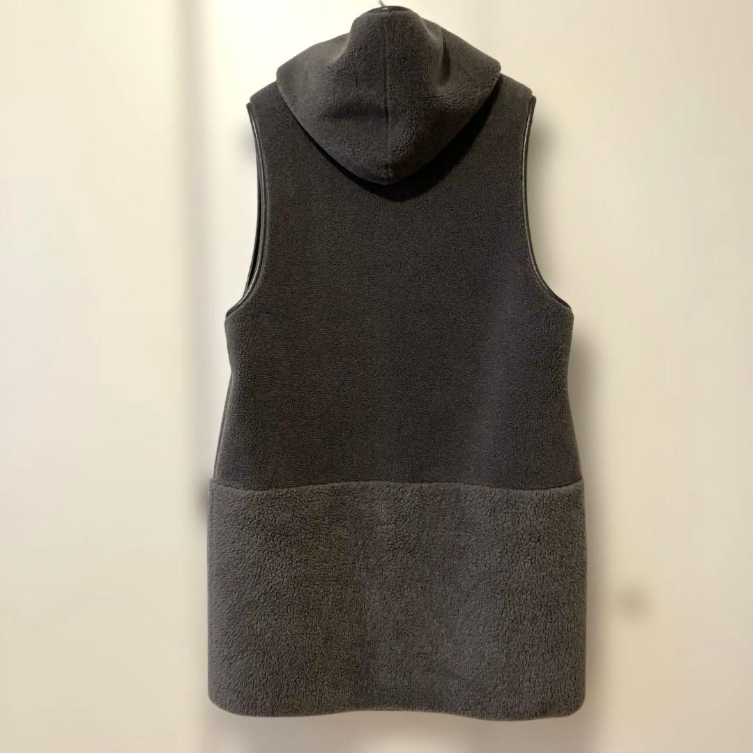 【新品タグ付】THE PAUSE ボアフードロングジレ Whim Gazette