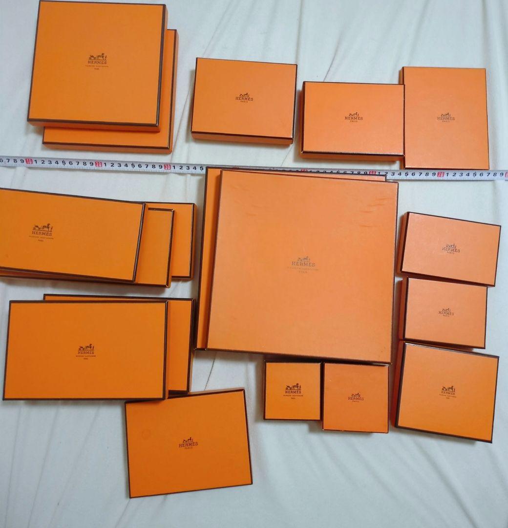【18個セット】Hermes エルメス オレンジボックス 空箱