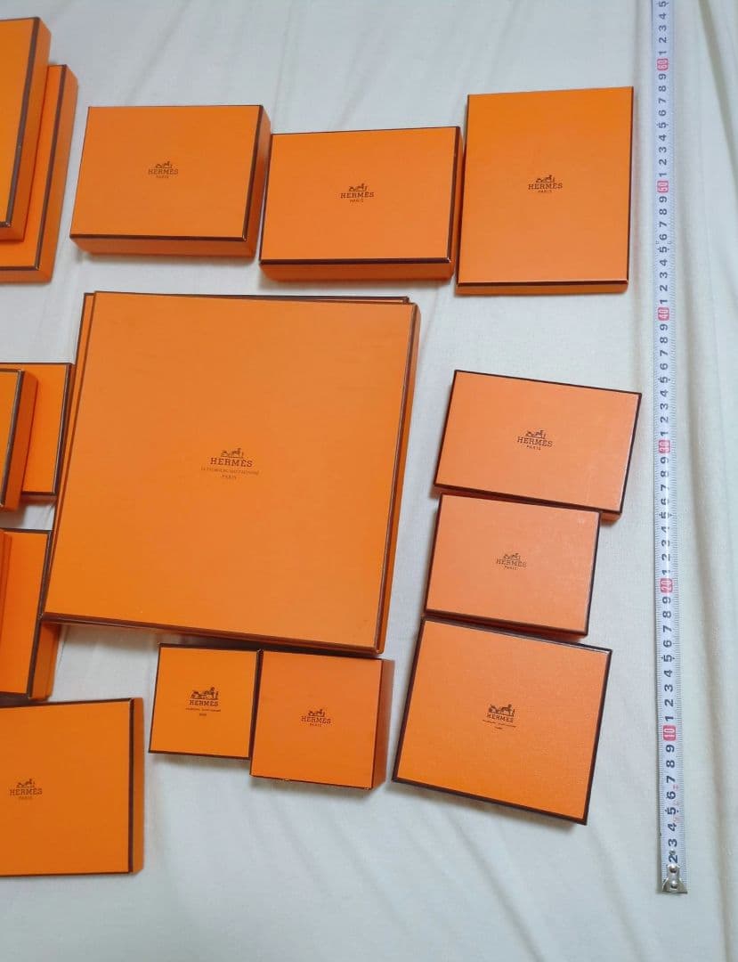 【18個セット】Hermes エルメス オレンジボックス 空箱