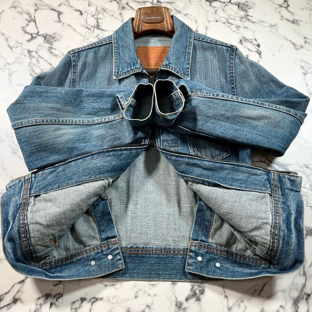 ✨美品/ZIPデザイン✨(L) リーバイス 4th 70602 デニムジャケット