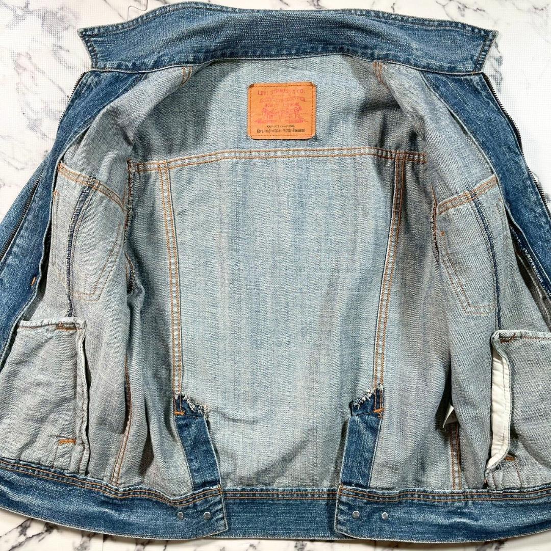 ✨美品/ZIPデザイン✨(L) リーバイス 4th 70602 デニムジャケット