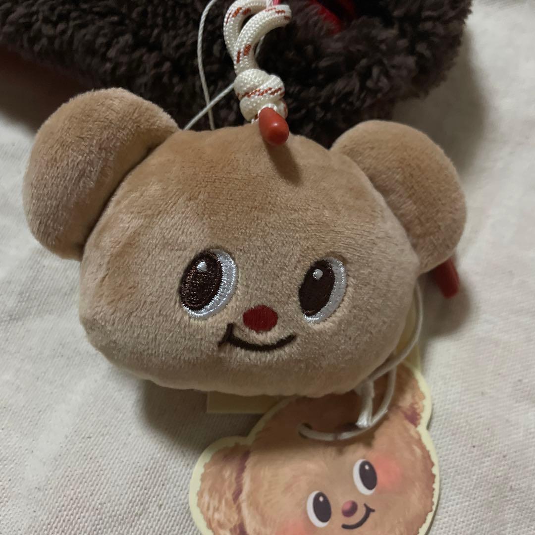 BUTTERBEAR ZARA モコモコ　バターベア　トラベルポーチ　もこもこ