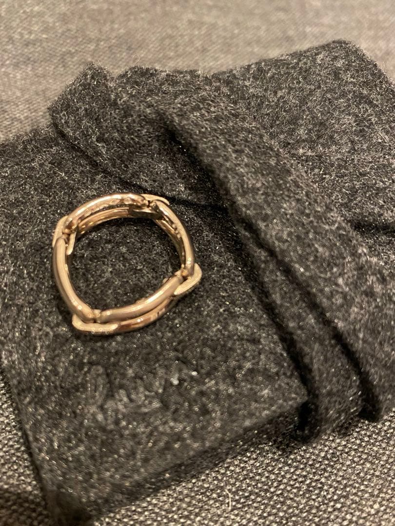 【hum】Deco Lace Square Chain Ring (9.5号)