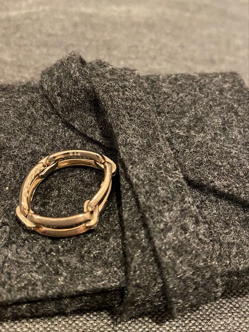 【hum】Deco Lace Square Chain Ring (9.5号)