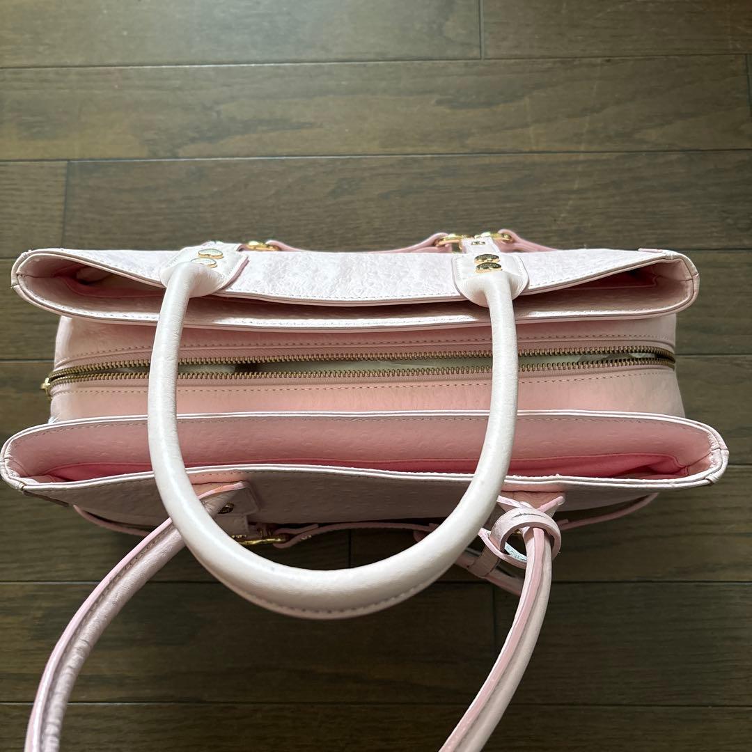 Samantha Thavasa ピンク ハートバッグハートミラー付き