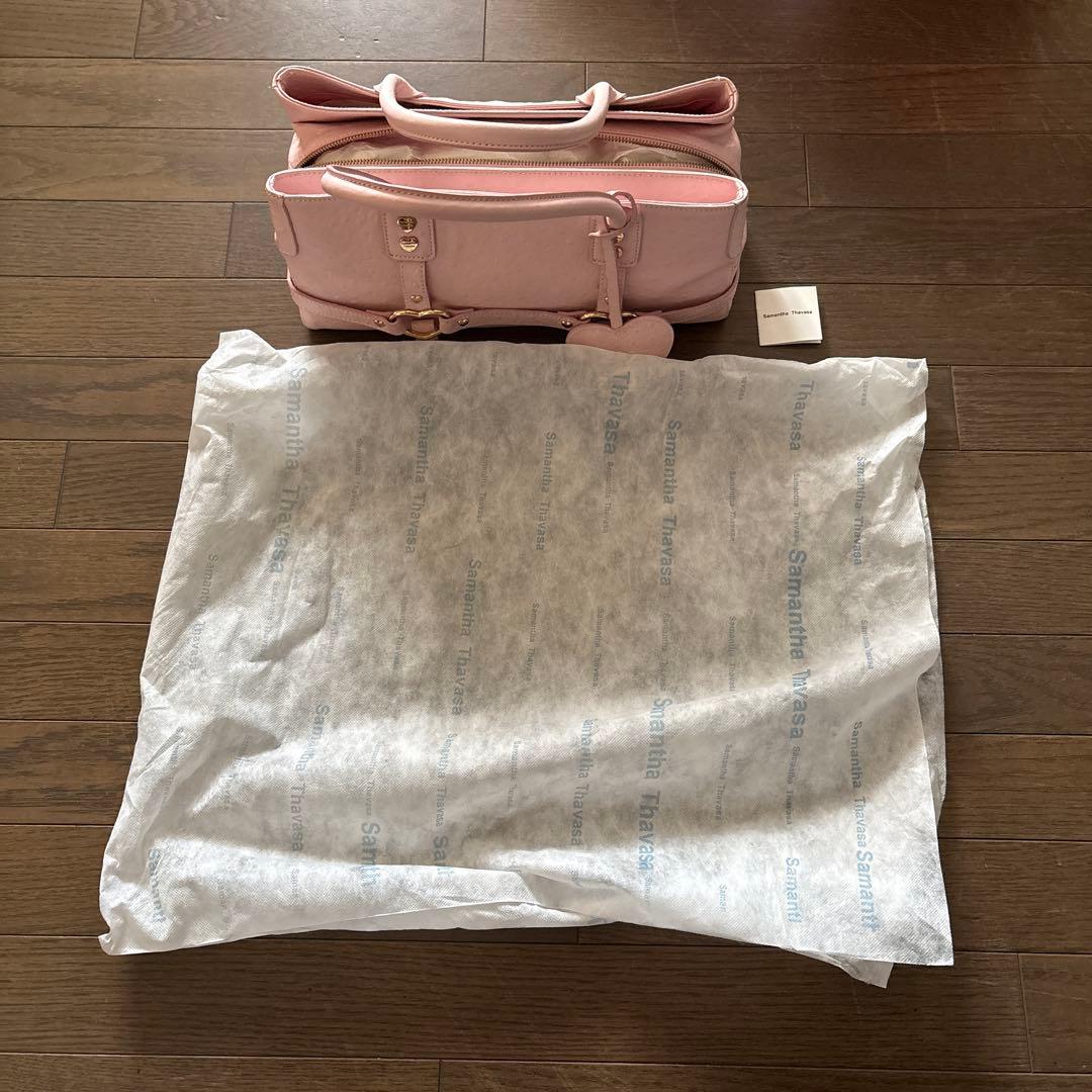 Samantha Thavasa ピンク ハートバッグハートミラー付き