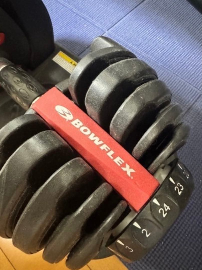 BOWFLEX 可変式ダンベル 24キロ　トレーニングベンチセット