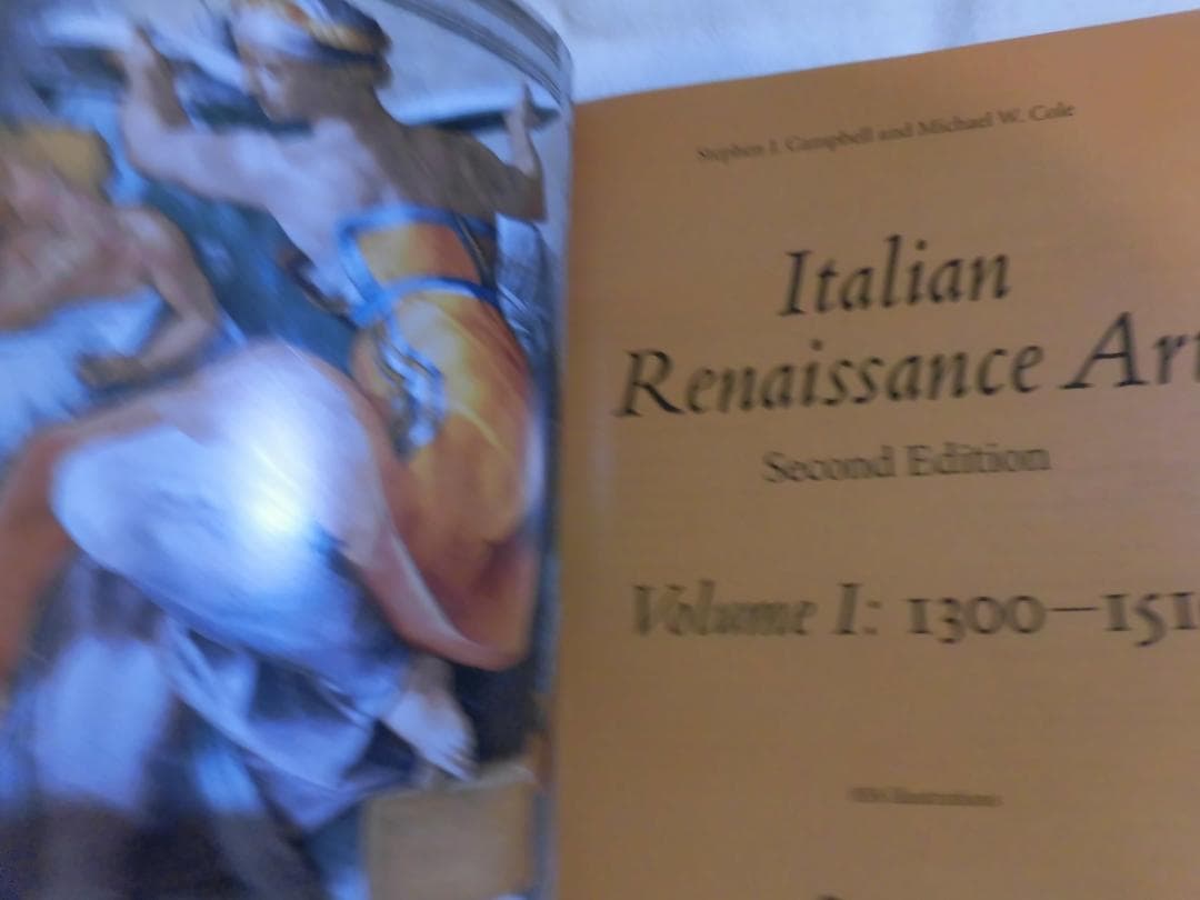 イタリア・ルネサンス美術　第1巻　洋書　美術史　イタリア・ルネサンス