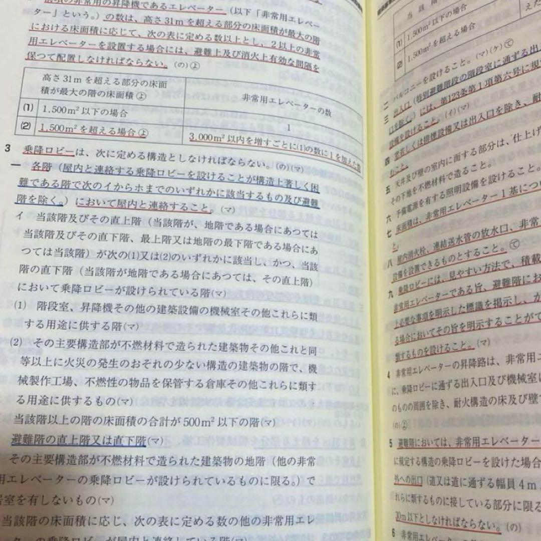 【限定特価】建築設備関係法令集　令和７年版　『線引き済、index貼り付け済』